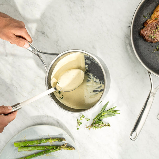 ZWILLING Peak 1.5 L 18/10 Stainless Steel Round Sauce Pan, Silver
