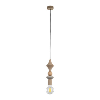 TOWER Wood Pendant Light for Kitchen Island, Bedside & Reading Nook