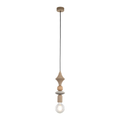 TOWER Wood Pendant Light for Kitchen Island, Bedside & Reading Nook