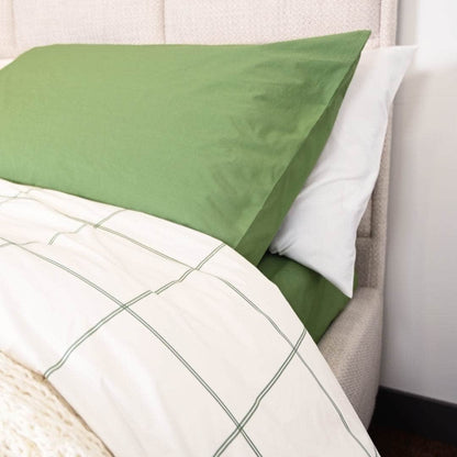 Essential Organic Percale Collection Duvet Cover & Pillowcase Set