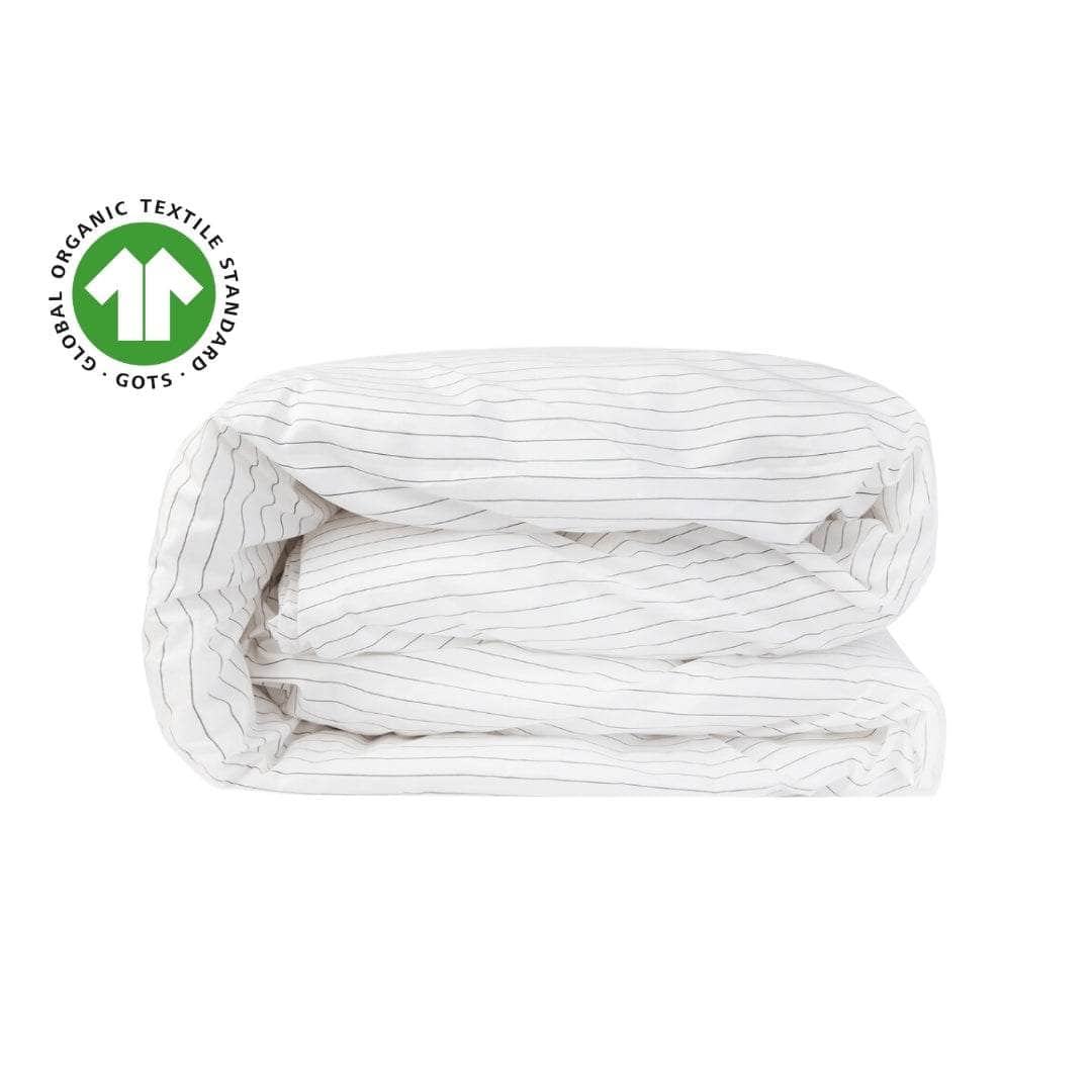 Essential Organic Percale Collection Duvet Cover