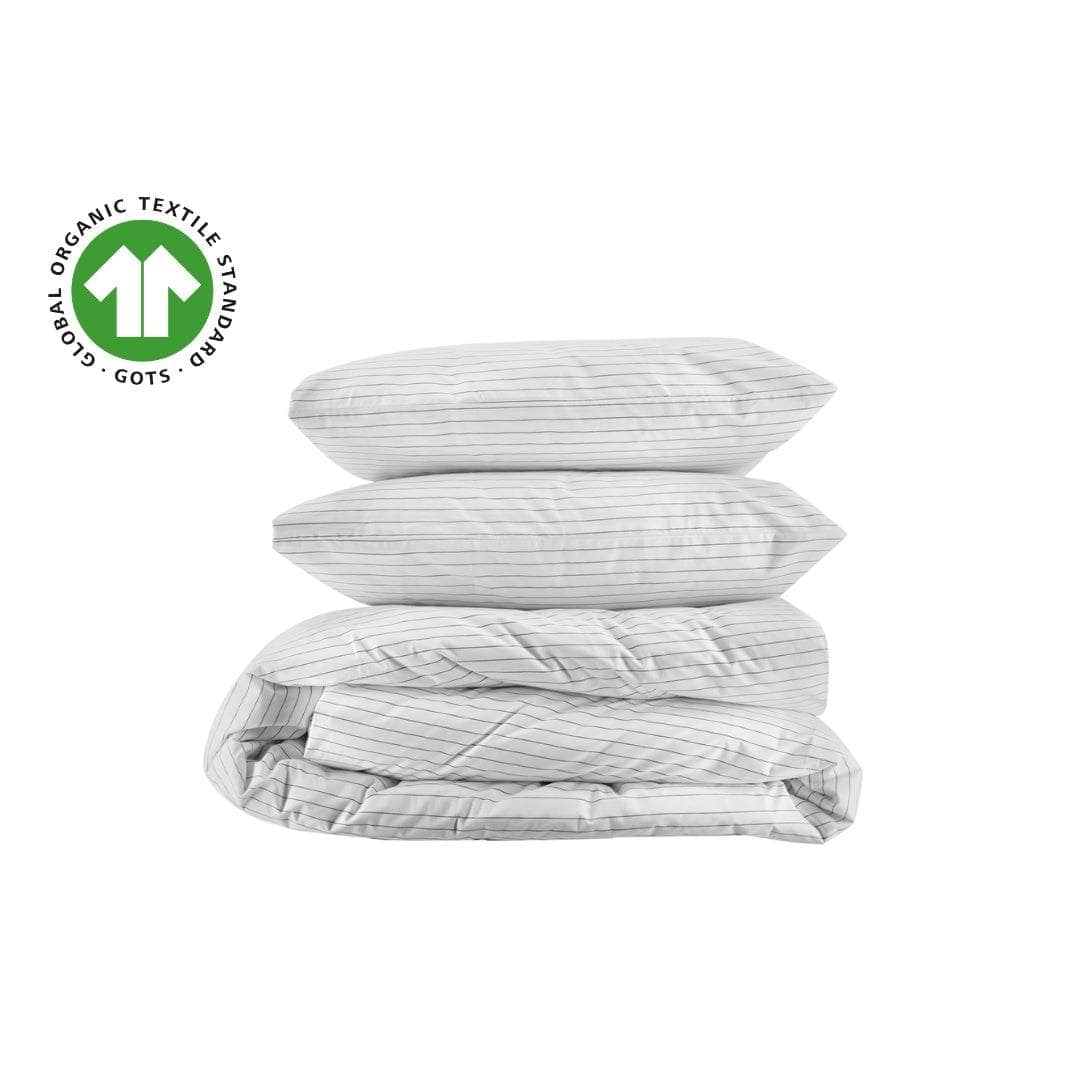 Essential Organic Percale Collection Duvet Cover & Pillowcase Set