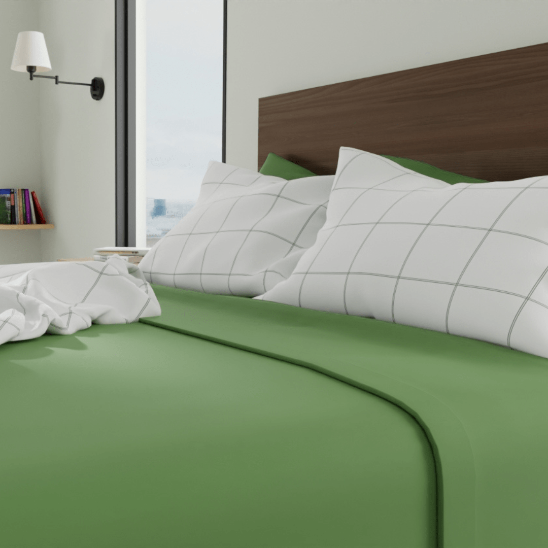 Essential Organic Percale Collection Duvet Cover & Pillowcase Set