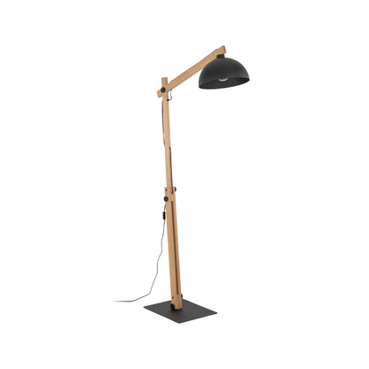 OSLO Black Scandinavian Floor Lamp for Living Room, Bedroom & Office – Modern Minimalist Lighting