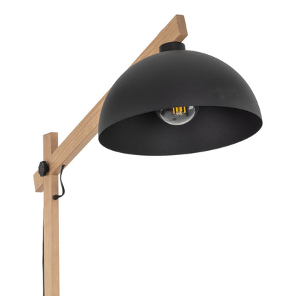 OSLO Black Scandinavian Floor Lamp for Living Room, Bedroom & Office – Modern Minimalist Lighting
