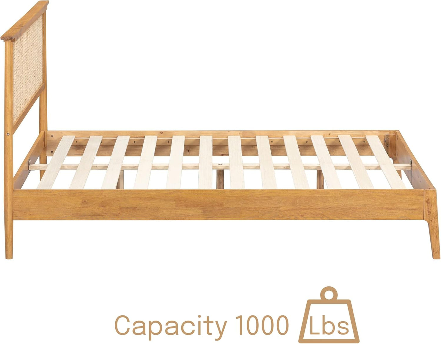 Ruby Natural Rattan Bed Frame
