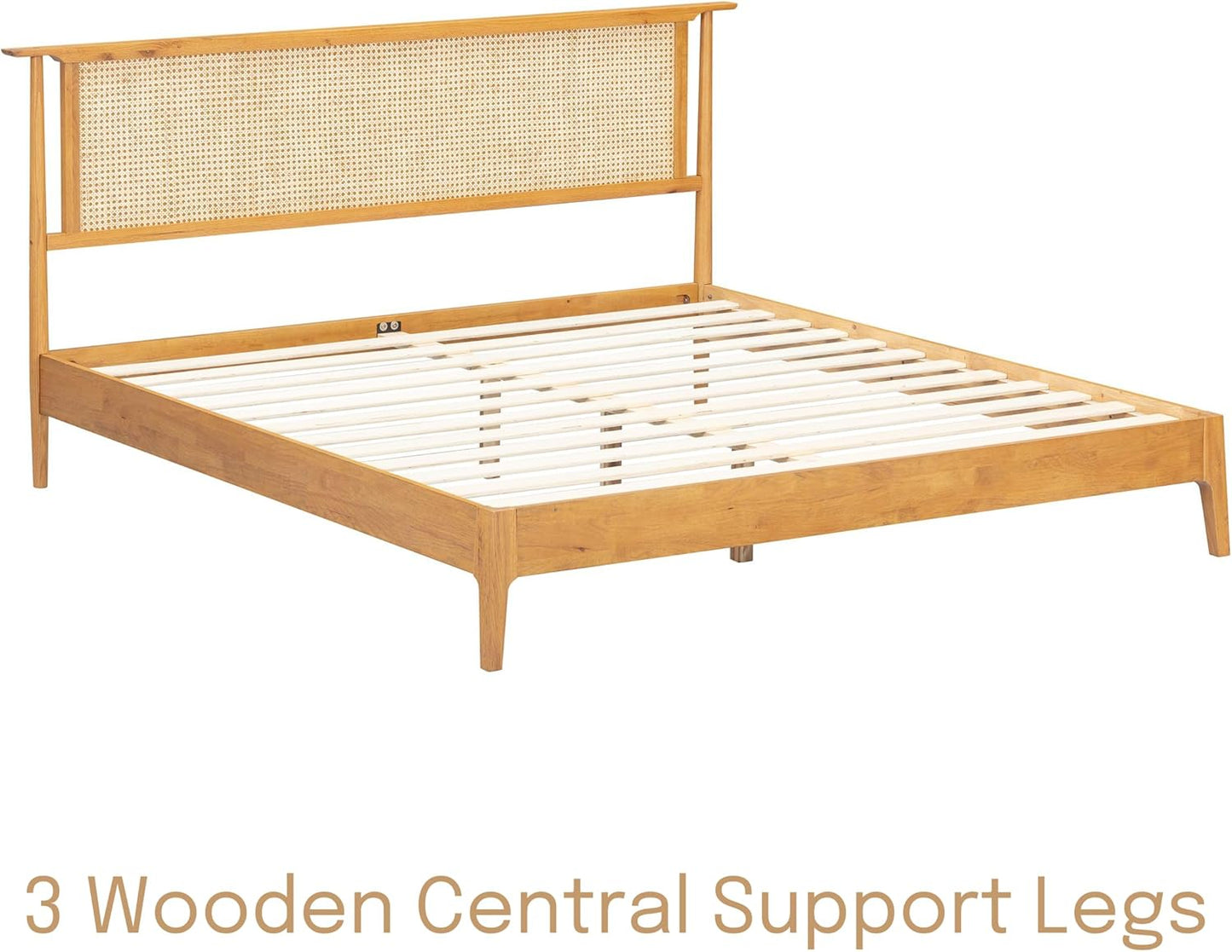 Ruby Natural Rattan Bed Frame
