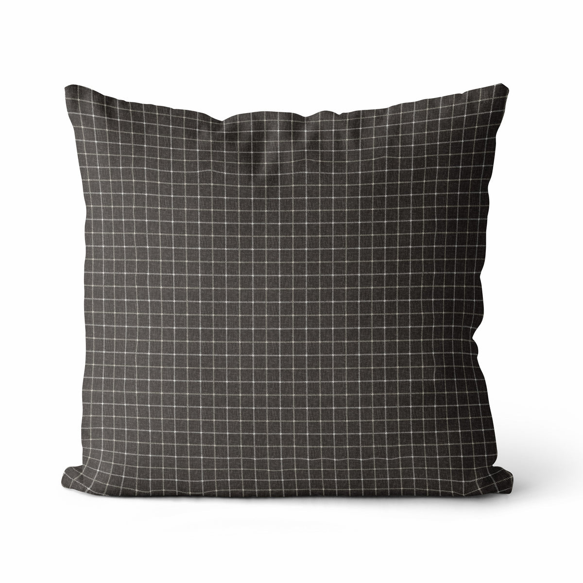 Theron | Grey Gridlock Pillow Cover