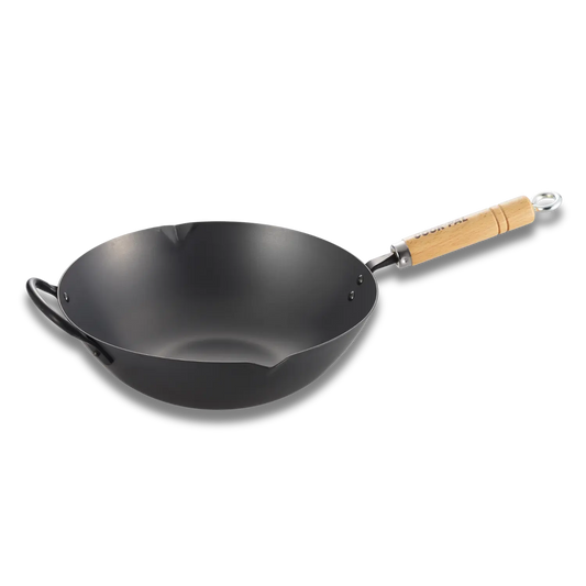 Yoshikawa Cook-Pal Ren 33cm Nitrided Carbon Steel Beijing Wok