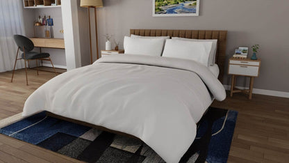 Essential Organic Percale Collection Duvet Cover & Pillowcase Set