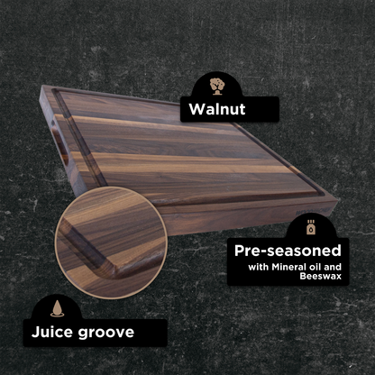 Classic Large Wood Reversible Cutting Board