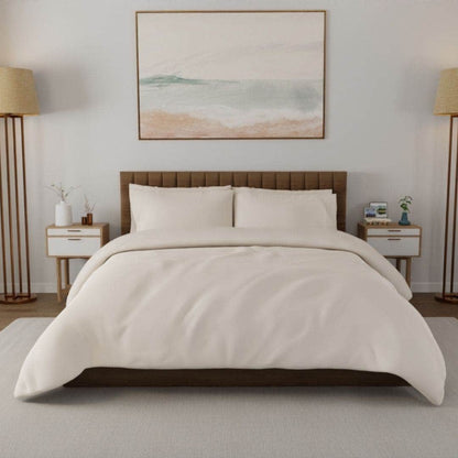 Essential Organic Percale Collection Duvet Cover & Pillowcase Set