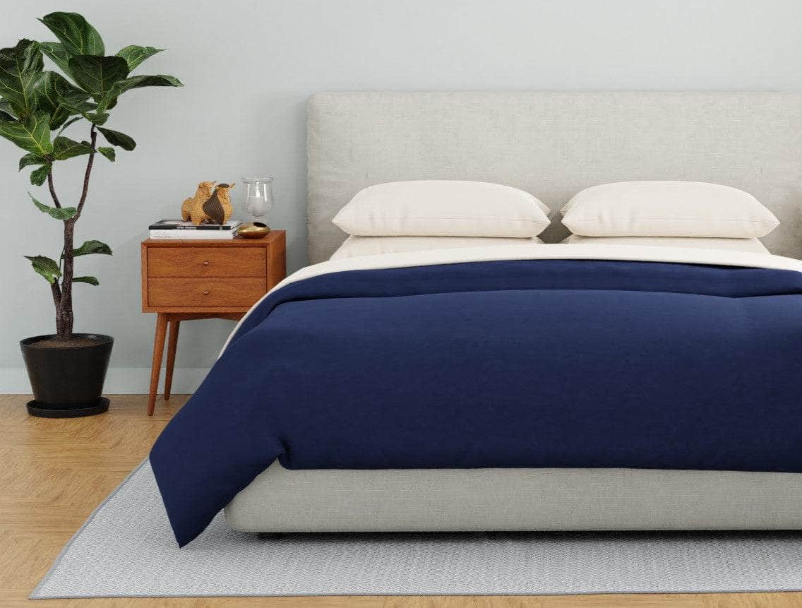 Essential Organic Percale Collection Duvet Cover & Pillowcase Set