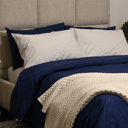 Essential Organic Percale Collection Duvet Cover