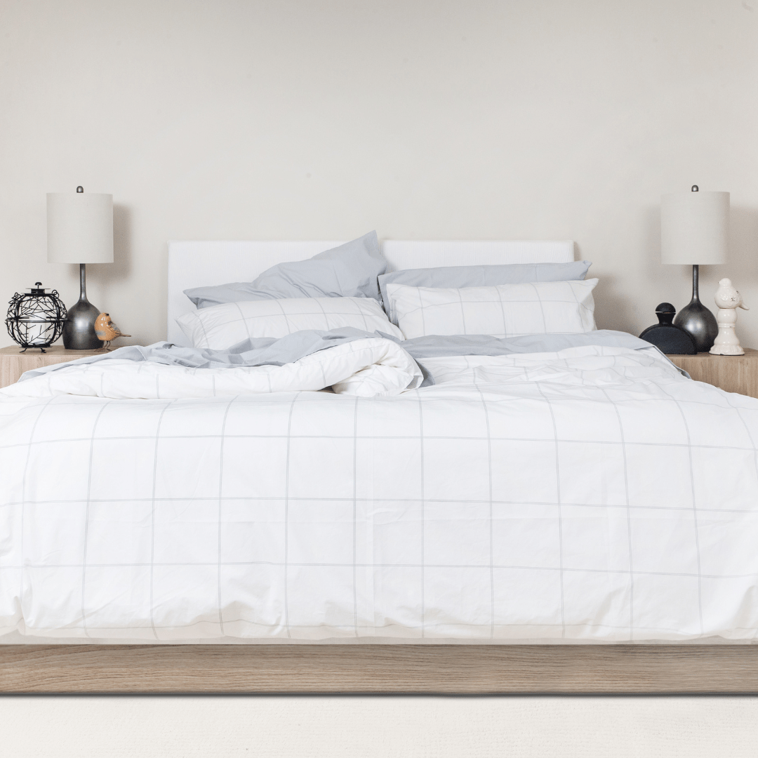 Essential Organic Percale Collection Duvet Cover & Pillowcase Set