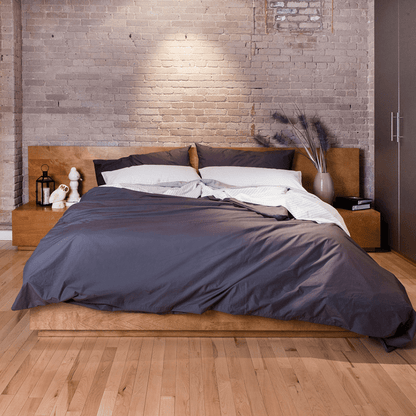 Essential Organic Percale Collection Duvet Cover & Pillowcase Set