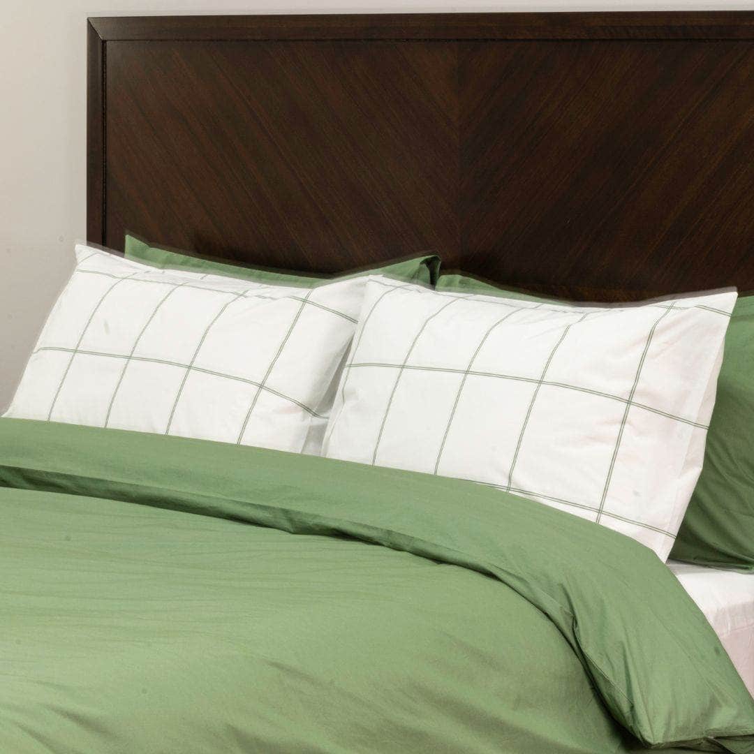 Essential Organic Percale Collection Duvet Cover & Pillowcase Set