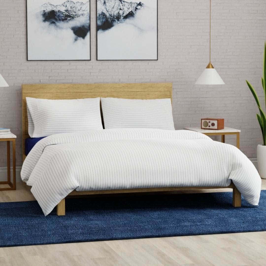 Essential Organic Percale Collection Duvet Cover