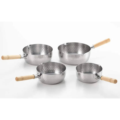 Yoshikawa Yukihira Saucepan 16cm – Stainless Steel Pot | Made in japan