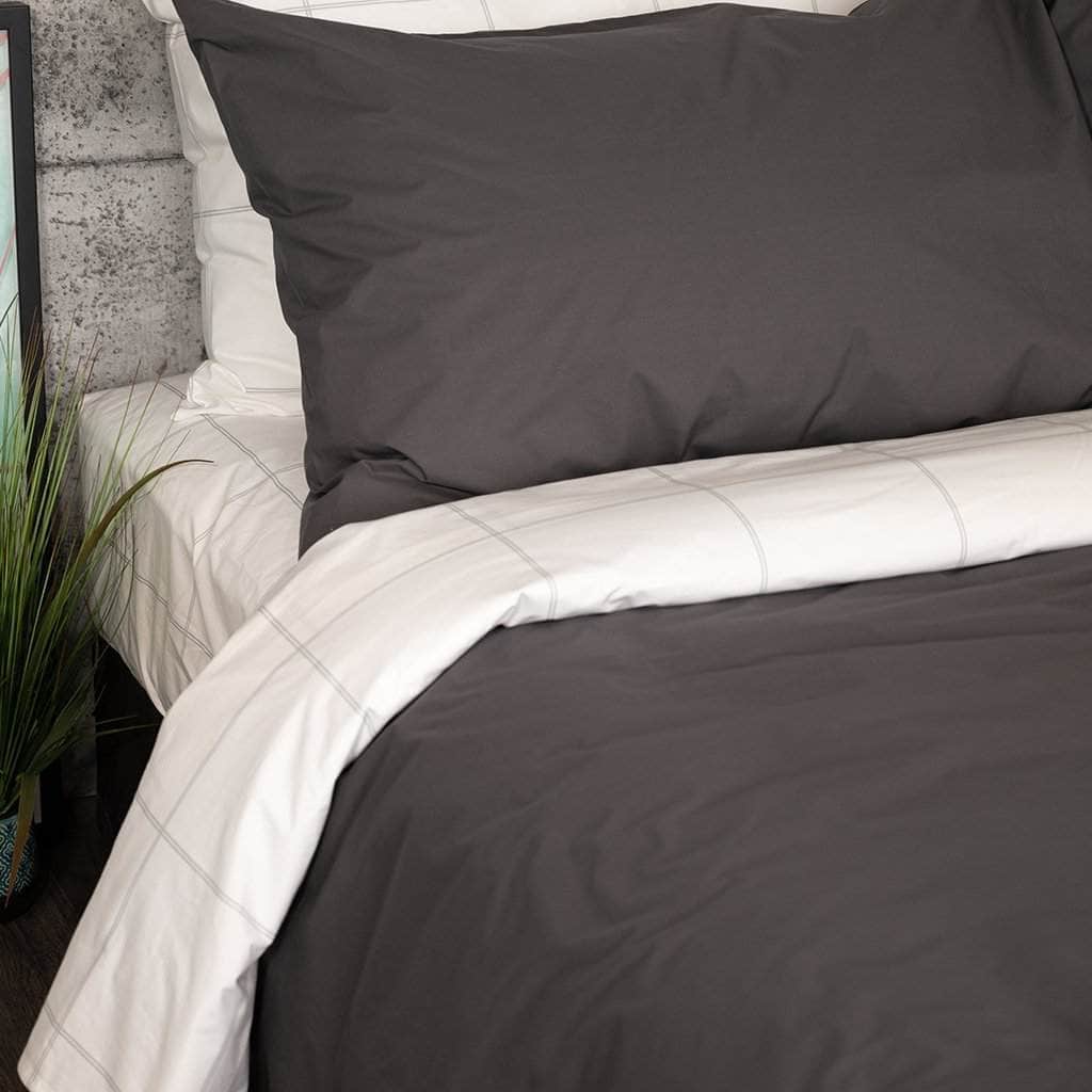 Essential Organic Percale Collection Duvet Cover & Pillowcase Set