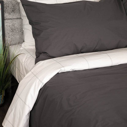 Essential Organic Percale Collection Duvet Cover & Pillowcase Set