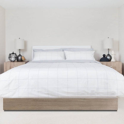 Essential Organic Percale Collection Duvet Cover & Pillowcase Set