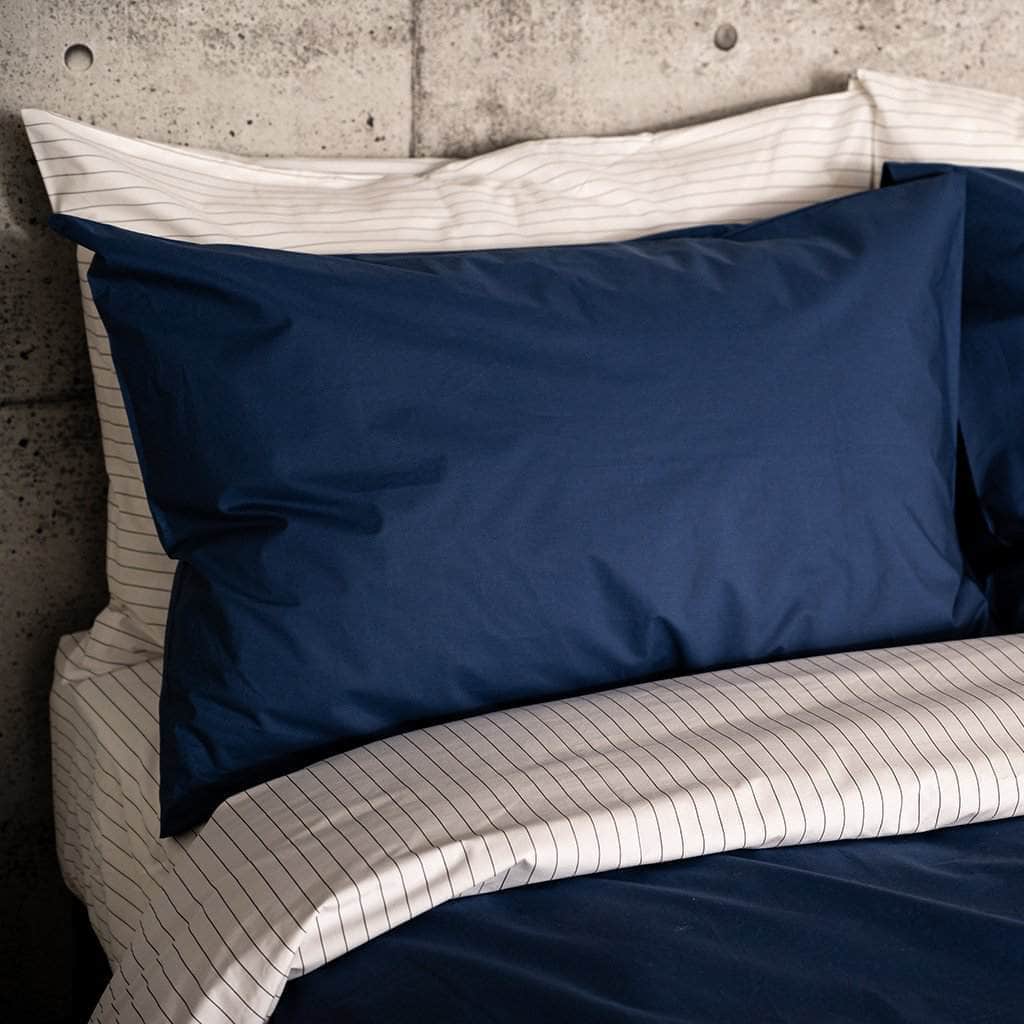 Essential Organic Percale Collection Duvet Cover & Pillowcase Set