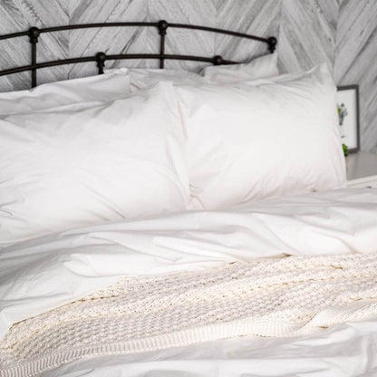 Essential Organic Percale Collection Duvet Cover