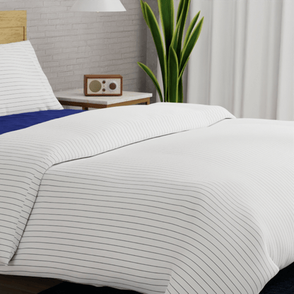 Essential Organic Percale Collection Duvet Cover & Pillowcase Set