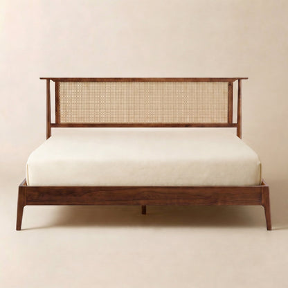 Ruby Natural Rattan Bed Frame