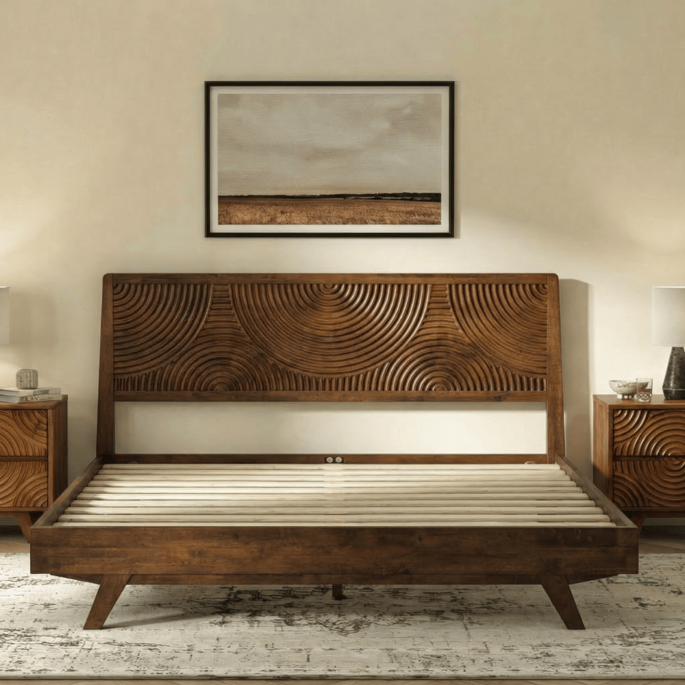 Harmony Solid Wood Bed Frame