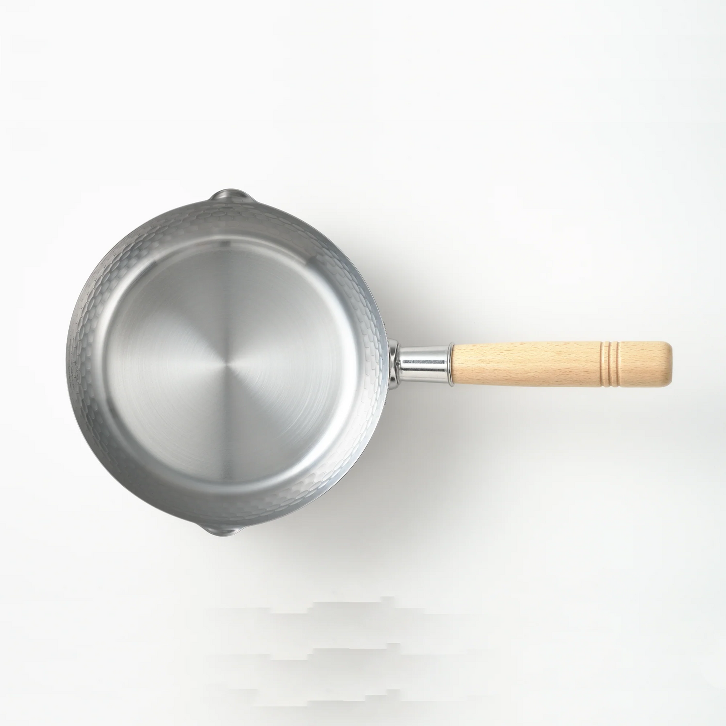 Yoshikawa Yukihira Saucepan 20 cm | 2.1 L Stainless Steel with Wooden Handle