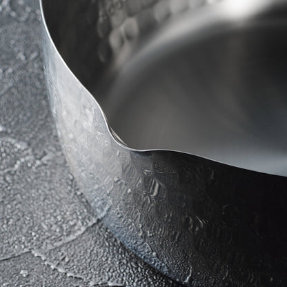 Yoshikawa Yukihira Saucepan 20 cm | 2.1 L Stainless Steel with Wooden Handle