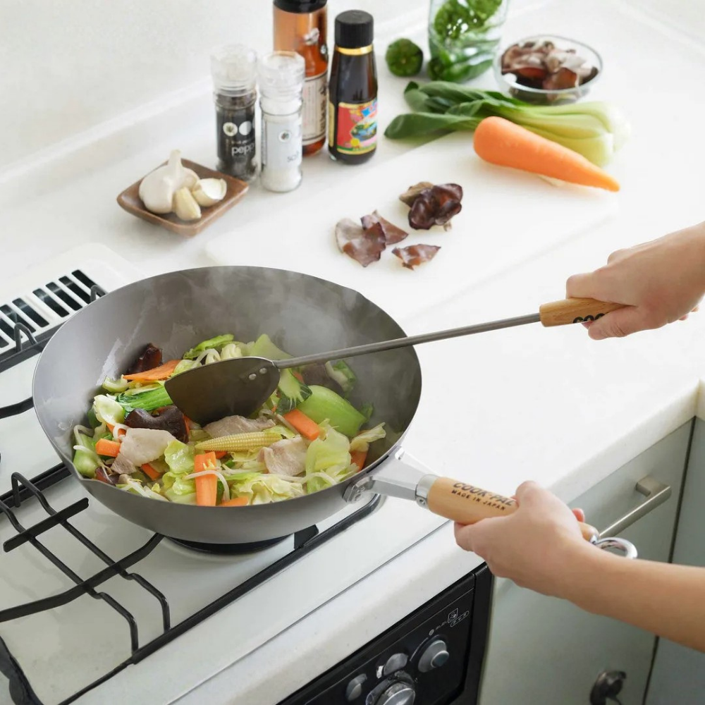 YOSHIKAWA COOK-PAL Titanium Wok 30cm – MADE IN JAPAN