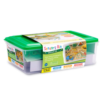 Faber-Castell / Creativity for Kids - Sensory Bin Dinosaur Dig Activity Bin - Ages 3+
