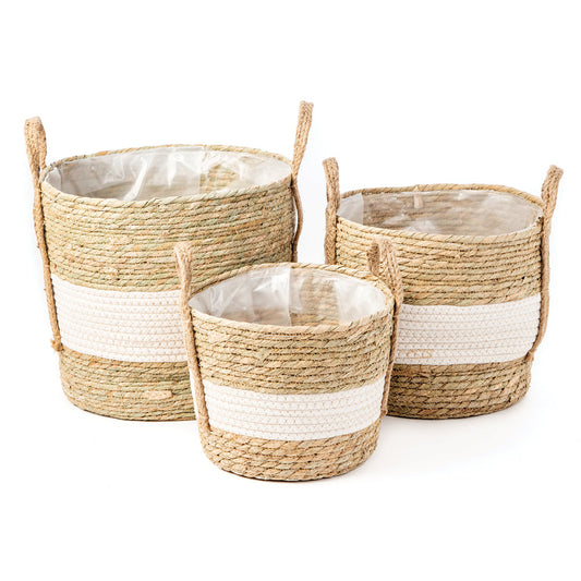 Cache-pots en jute Mambo