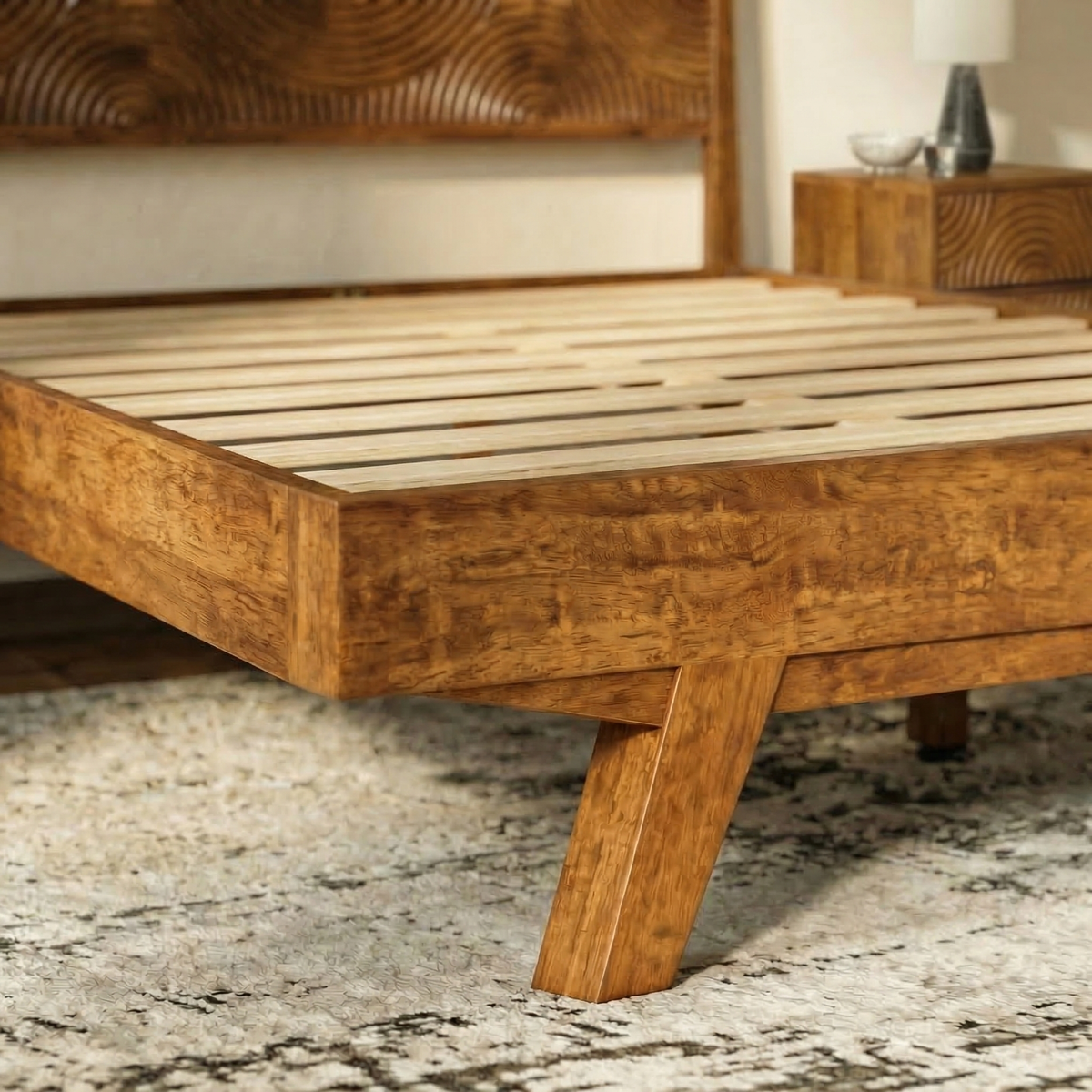Harmony Solid Wood Bed Frame