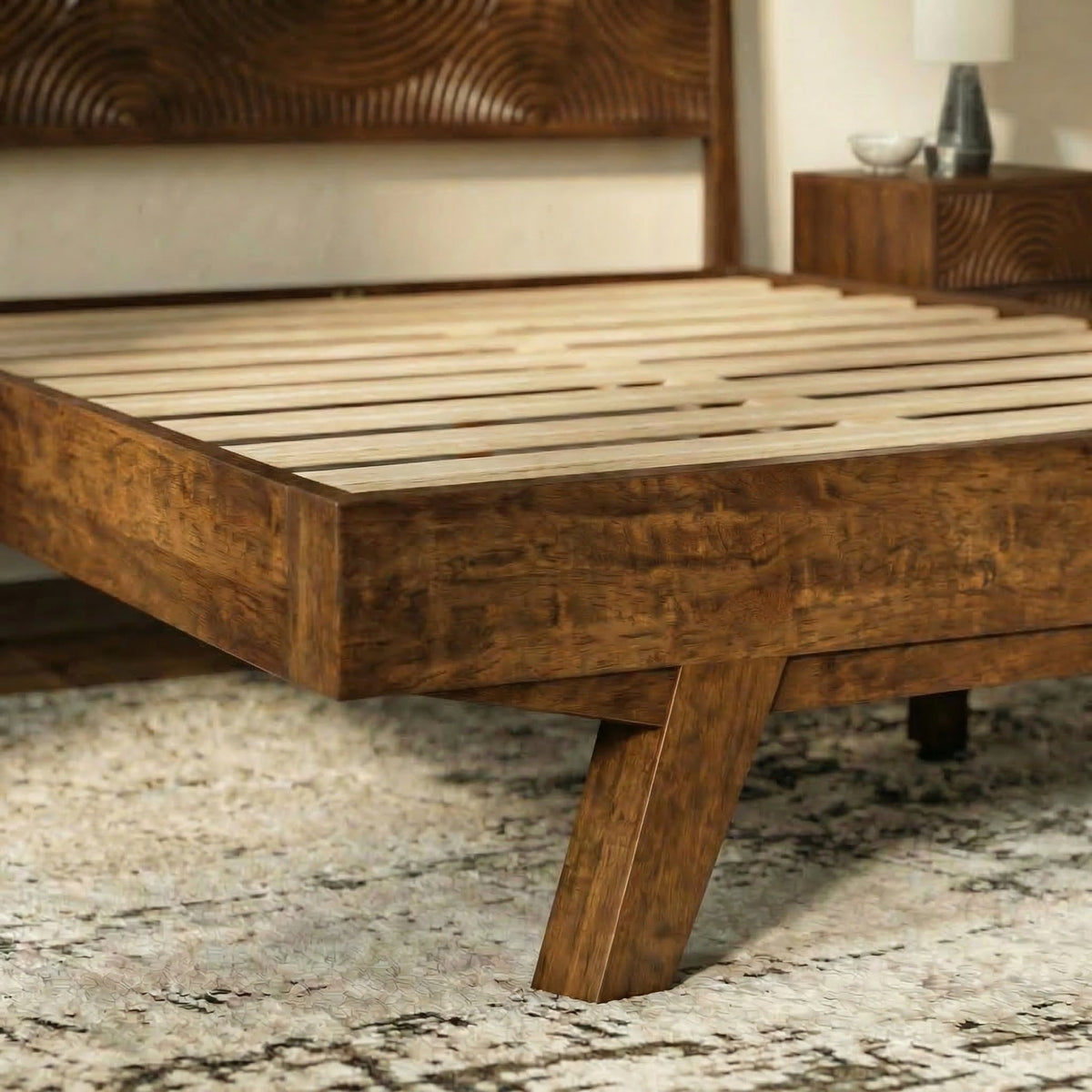 Harmony Solid Wood Bed Frame