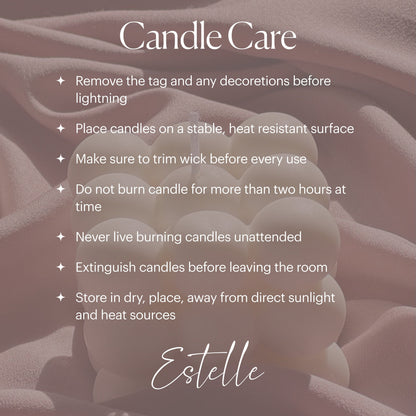 Sculptural Flower Candle | Soy Wax Pillar