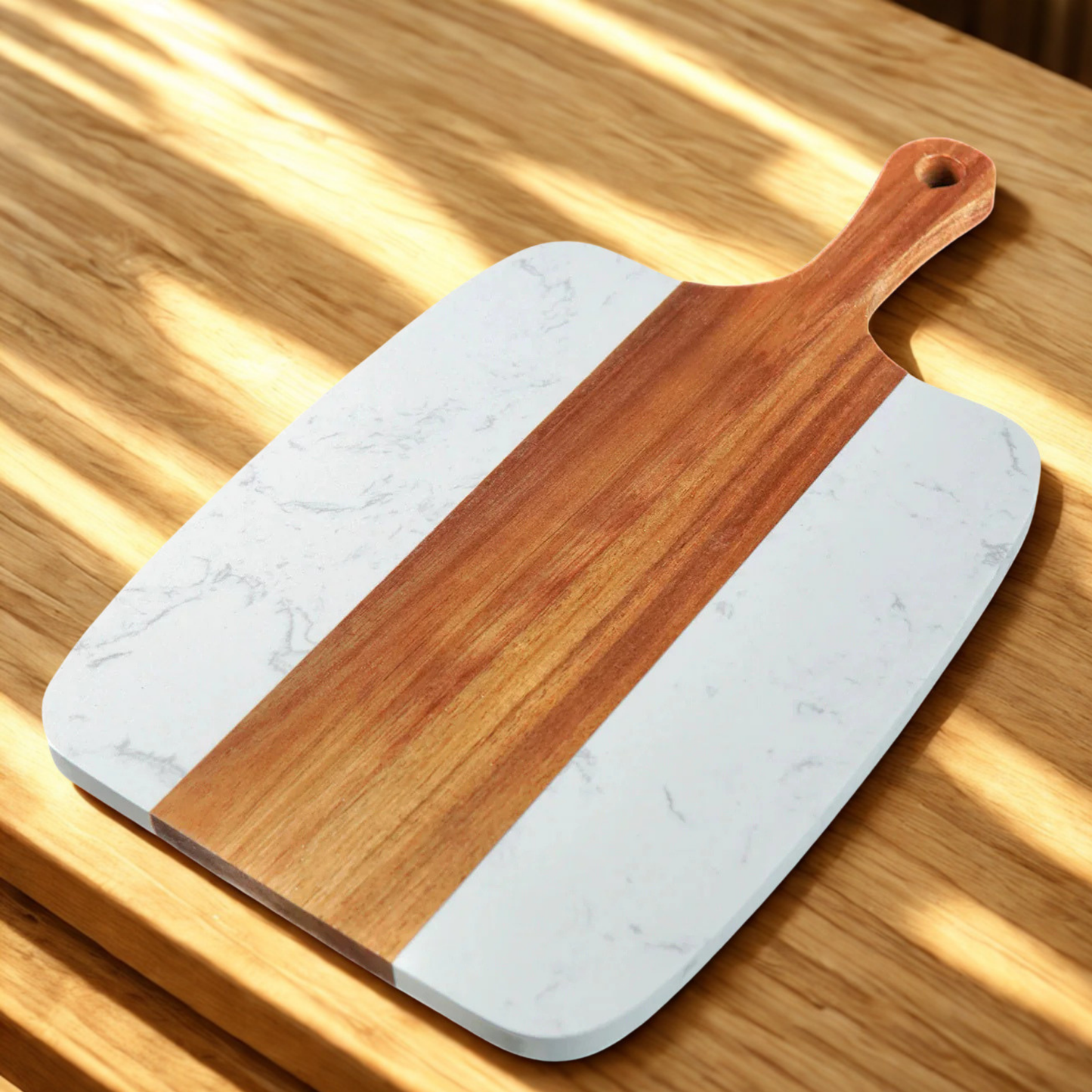 Personalizable Marble Serving Board Set