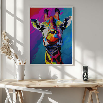 Wall art Giraffe Pop Art