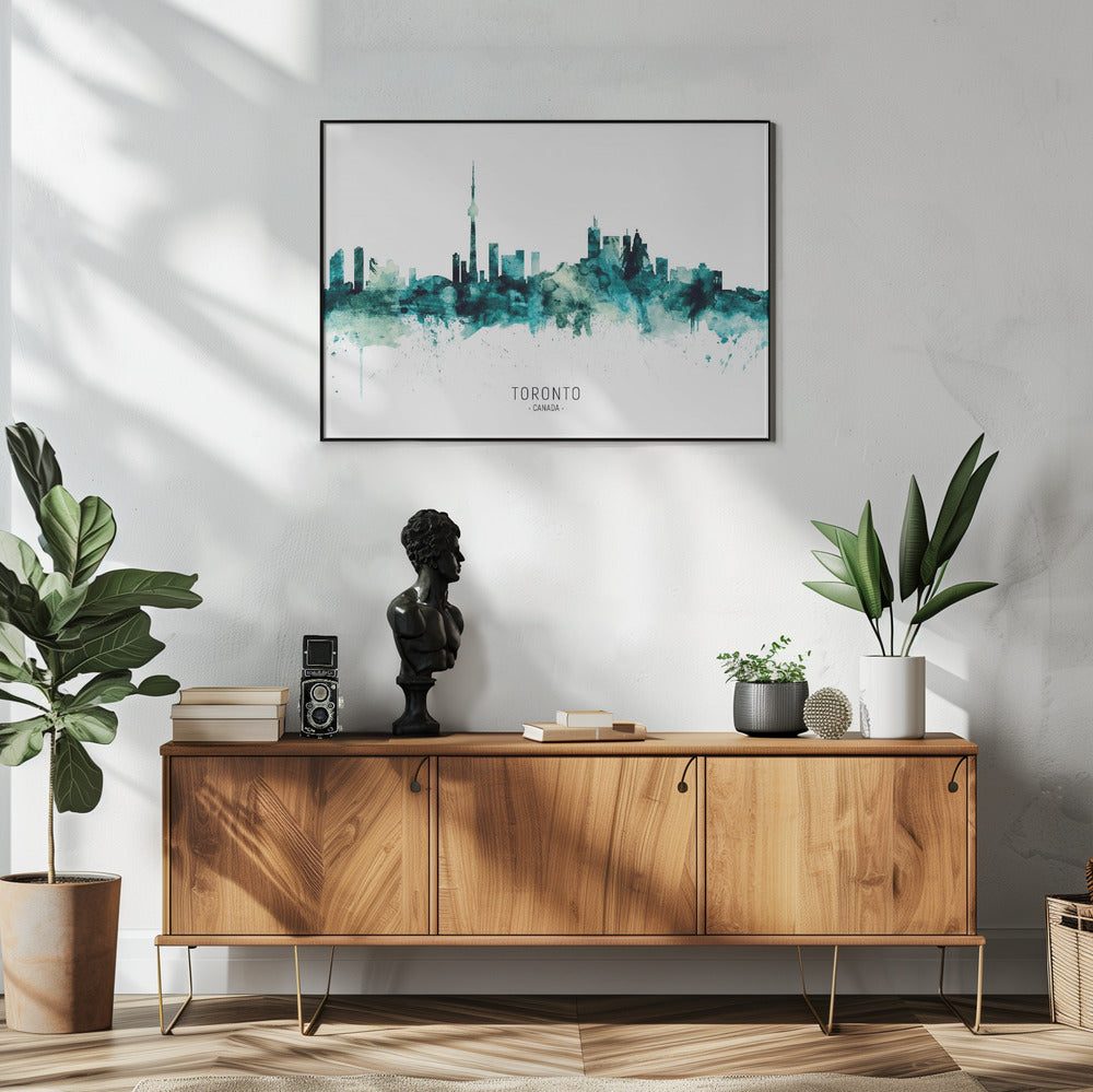 Wall art Toronto Canada Skyline