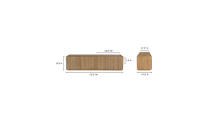 Plank Media Cabinet