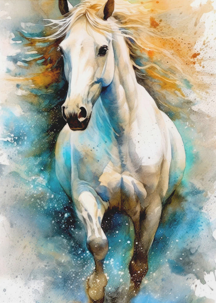 Wall Art Watercolor Horse (14)